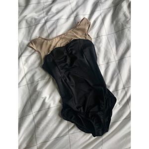 Natalie Mesh Sweetheart Boat Neck Leotard